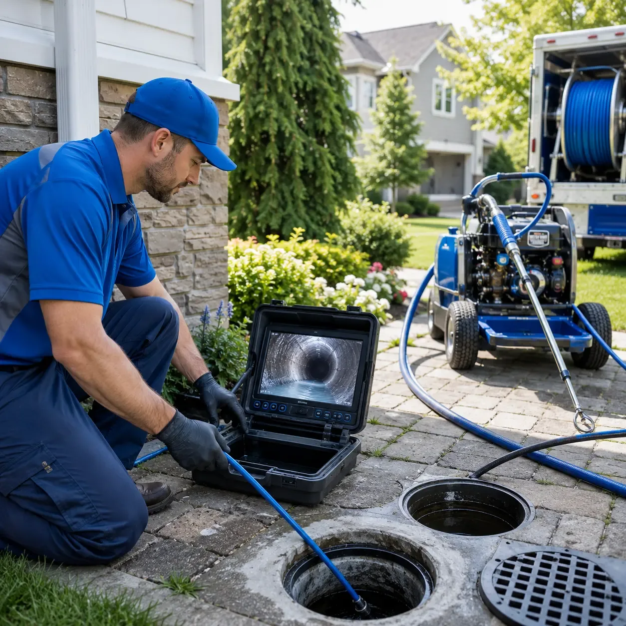 Outdoor drain cleaning professionals serving Adams, WI